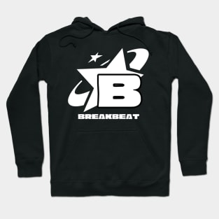 BREAKBEAT  - B is For Breaks Y2K  (White) Hoodie